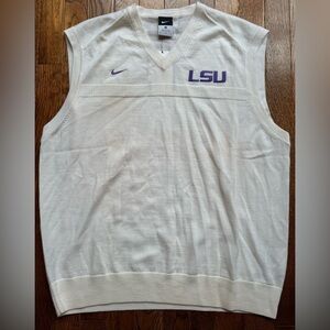 Nike White V-Neck Sweater Vest